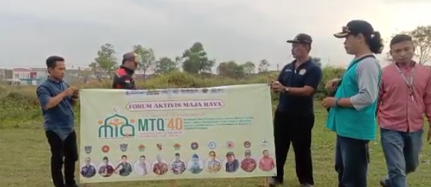 Bentuk Dukung Kegiatan MTQ, Aktivis Maja Raya Pasang Spanduk di Sejumlah Tempat,Ini Ucapan Ketum MTQ