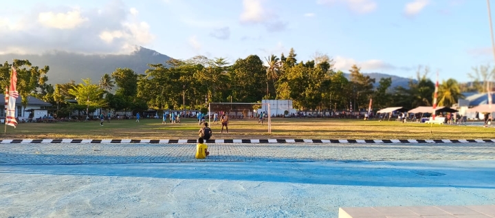 Lokasi Pertandingan Sepakbola di Satuan Patroli Lantamal Vlll.